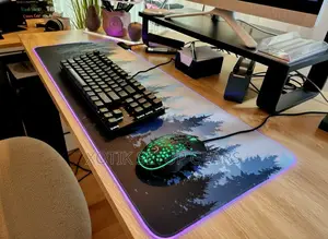 Rgb Grey Forest Themed Mouse Pad - 80 X 30 X 0.5cm 14 Styles Desk Mat