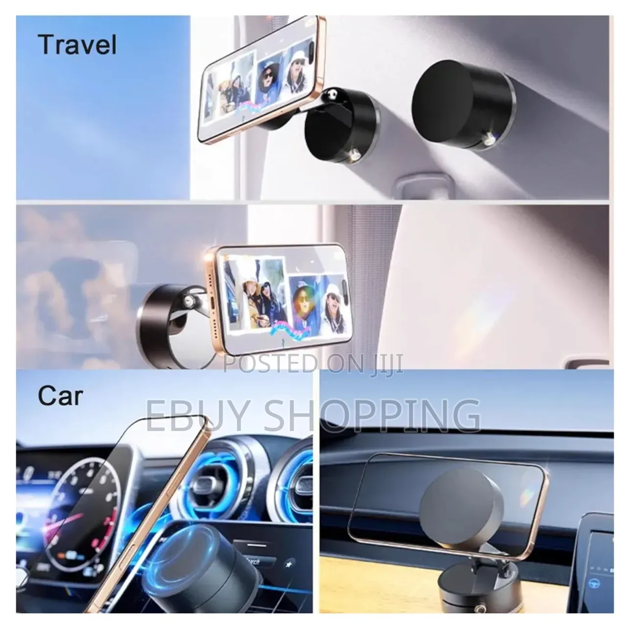 Hands-Free Car Phone Holder – Easy Install, No Residue