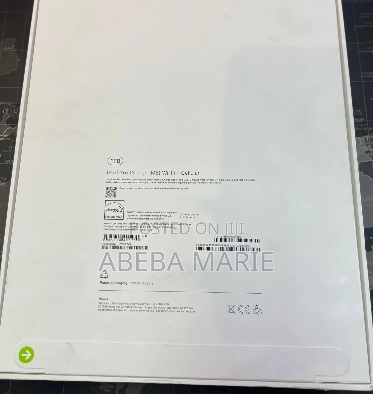 New Apple iPad Pro 13 (2025) 1 TB