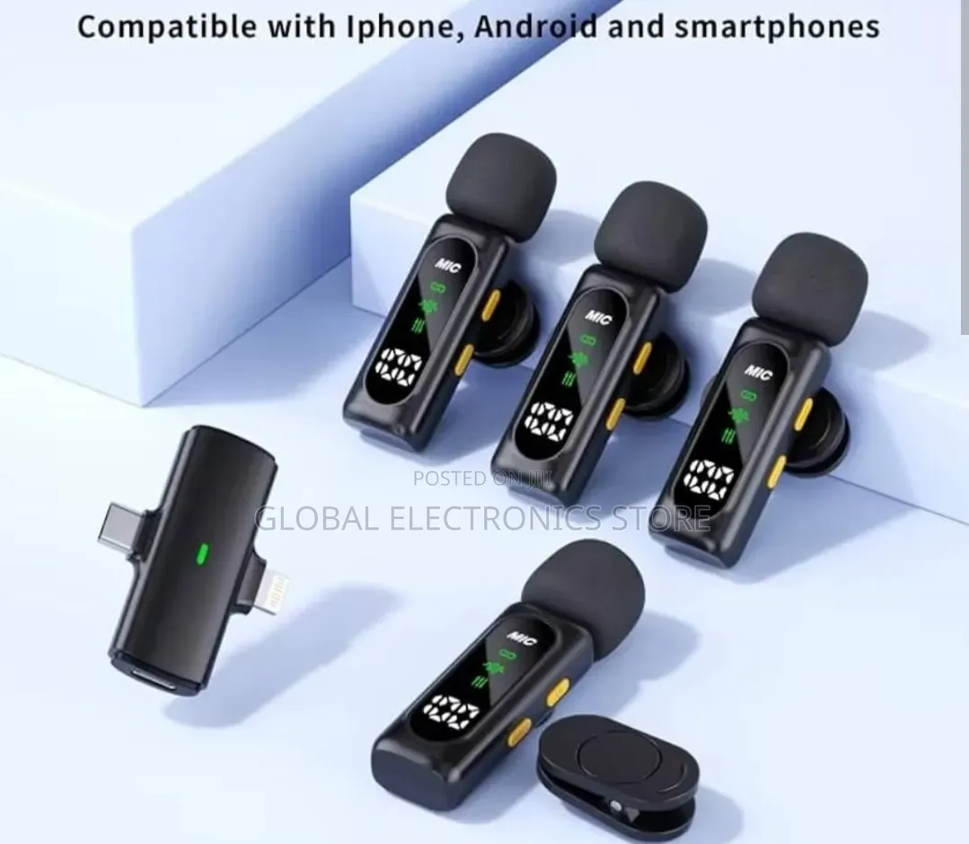 Wireless Lavalier Microphone (1-to-4 System)