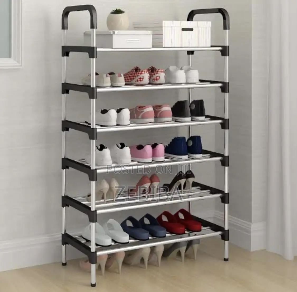 Easy-to-assemble Shoe Rack High Quality Stainless Steel Shoe Shelf