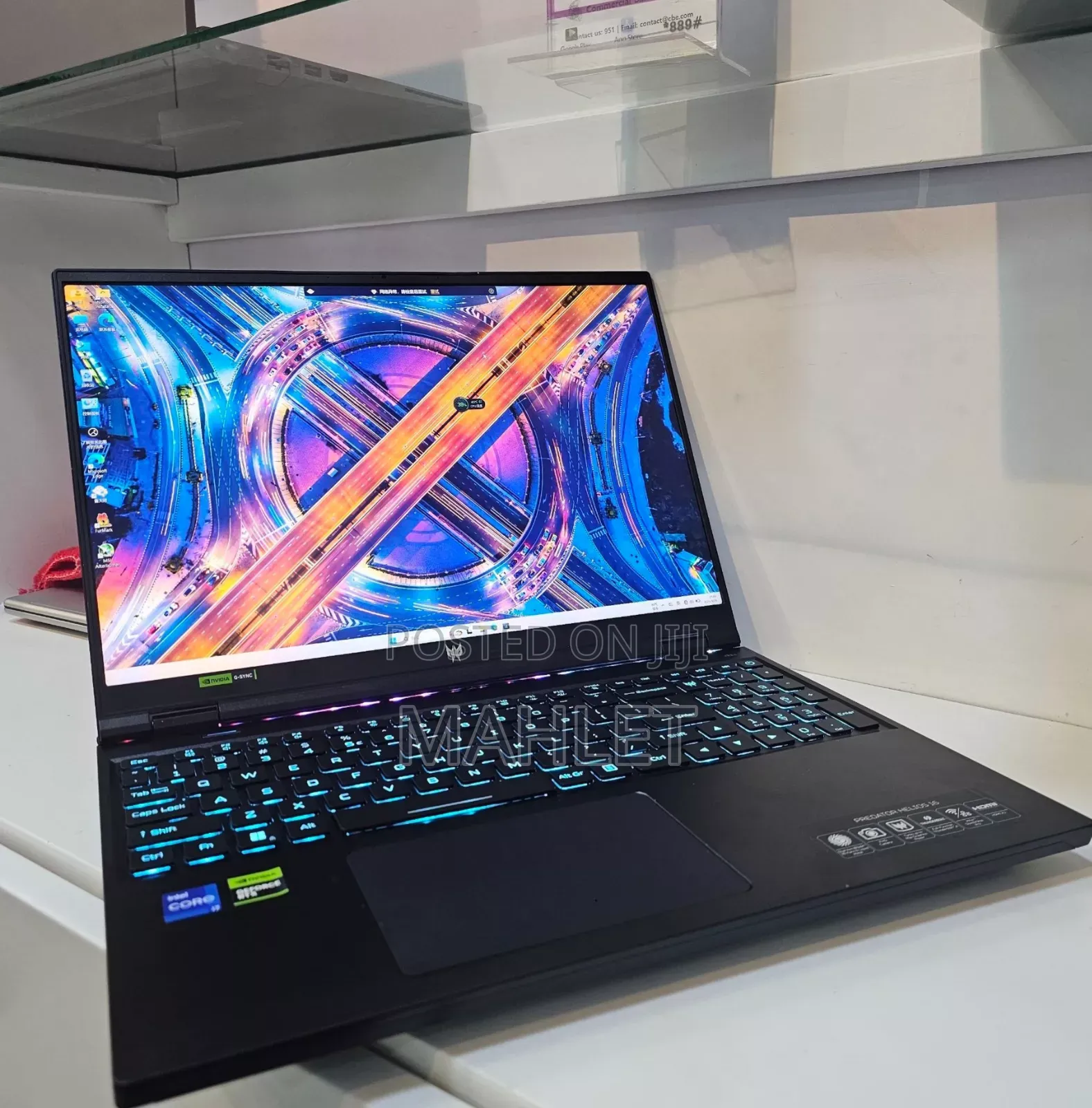 New Laptop Acer Predator Helios 16 16GB Intel Core i7 SSD 1T