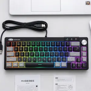 Magegee Ts68 65% Compact Wired Keyboard - Rgb Backlit Gaming Keyboard