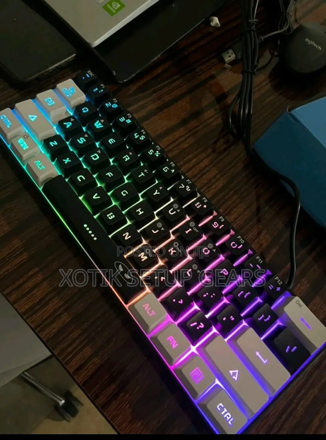 Magegee Ts91 60% Compact Wired Gaming Keyboard - RGB Backlit