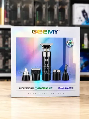 Geemy 8012 5 in 1 Grooming Set