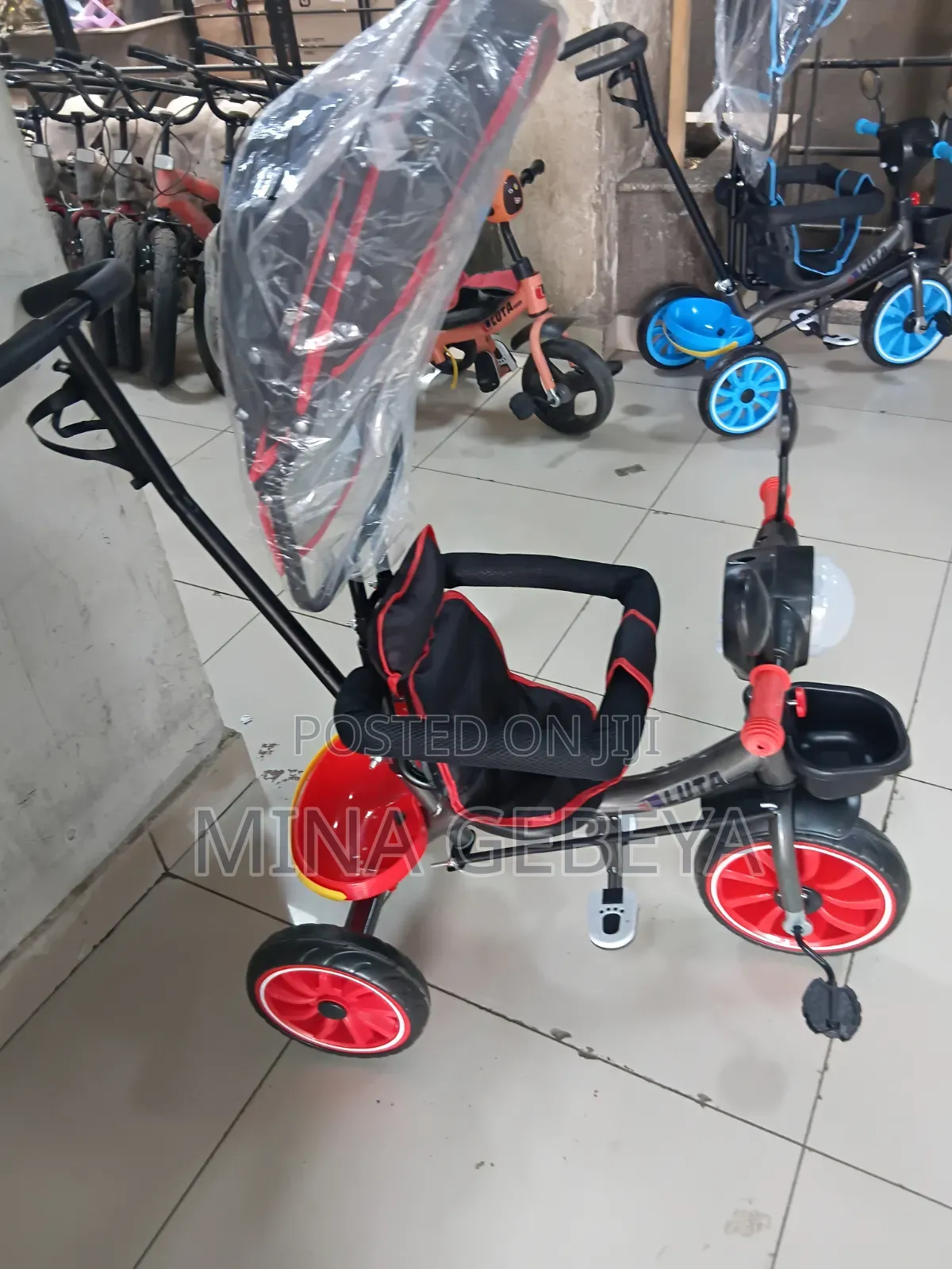 Kids Tricycle With Umbrella