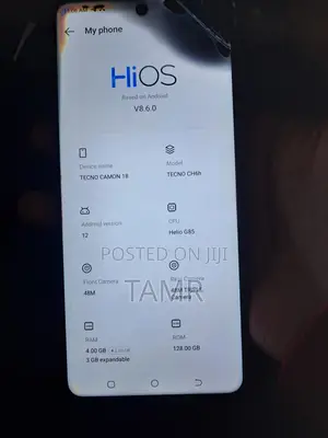 Tecno Camon 18 128 GB Blue