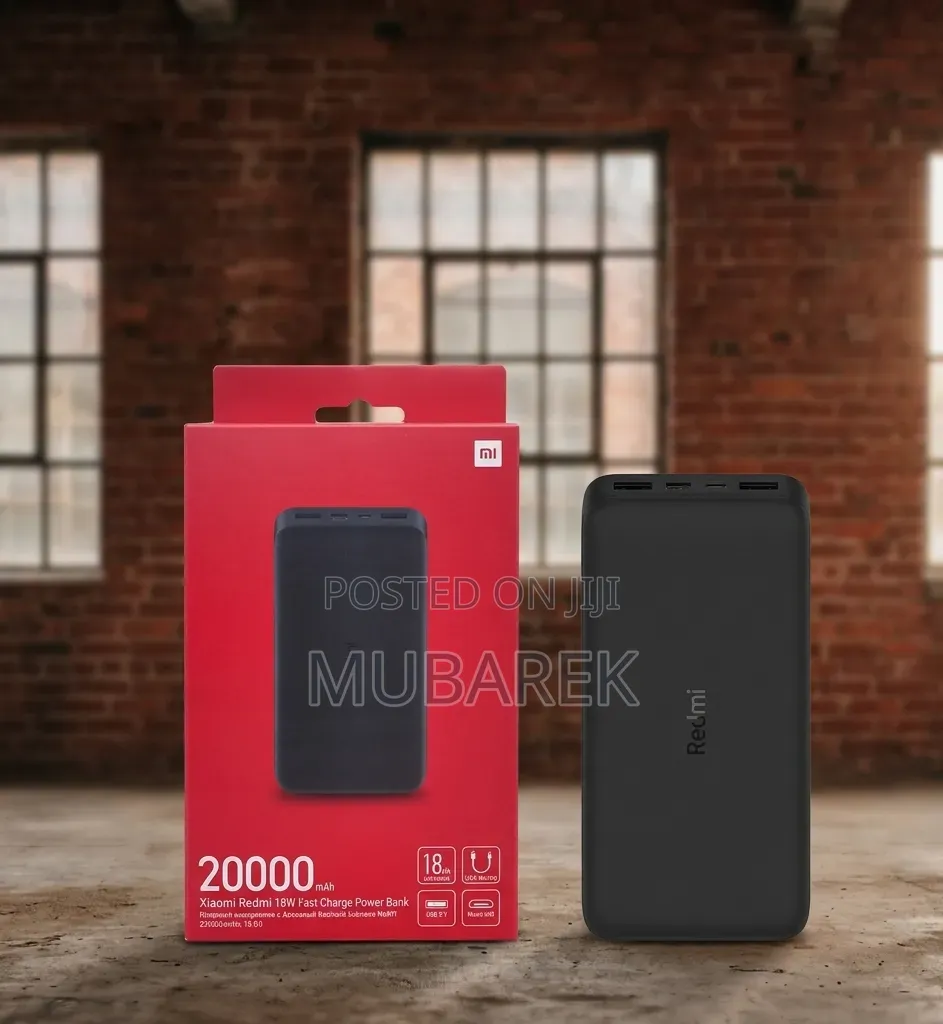 Zero Anxiety: Original Redmi 20000mah Power Bank