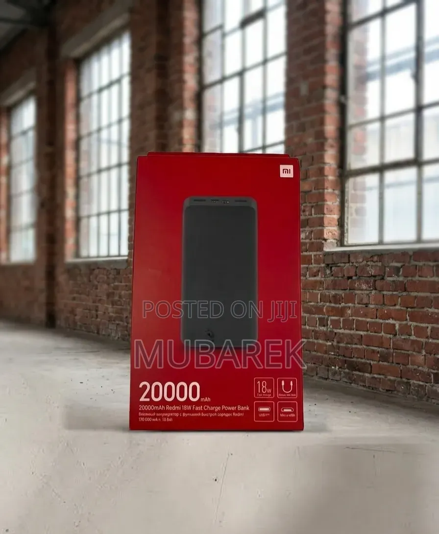 Zero Anxiety: Original Redmi 20000mah Power Bank