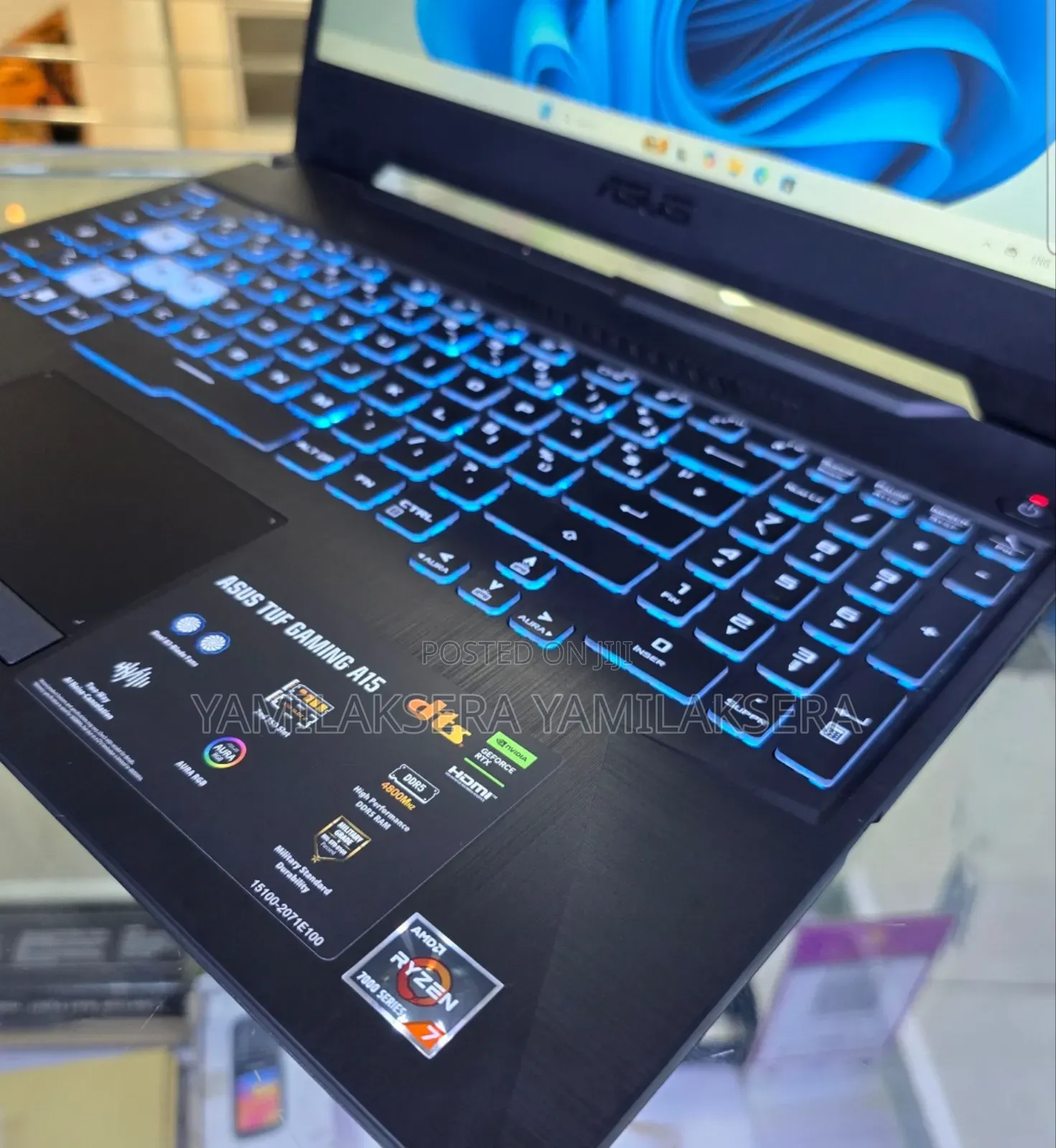New Laptop Asus TUF Gaming A15 16GB Intel Core i7 SSD 512GB
