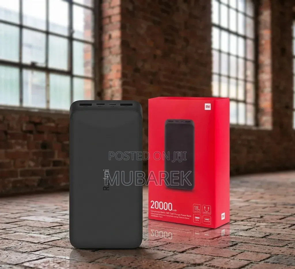 Zero Anxiety: Original 20000mah Redmi Power Bank 18w