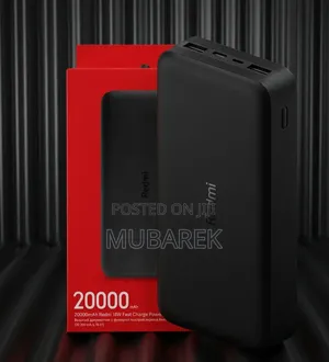 Zero Anxiety: Redmi 20000mah Powerbank With 18w Fast Charge