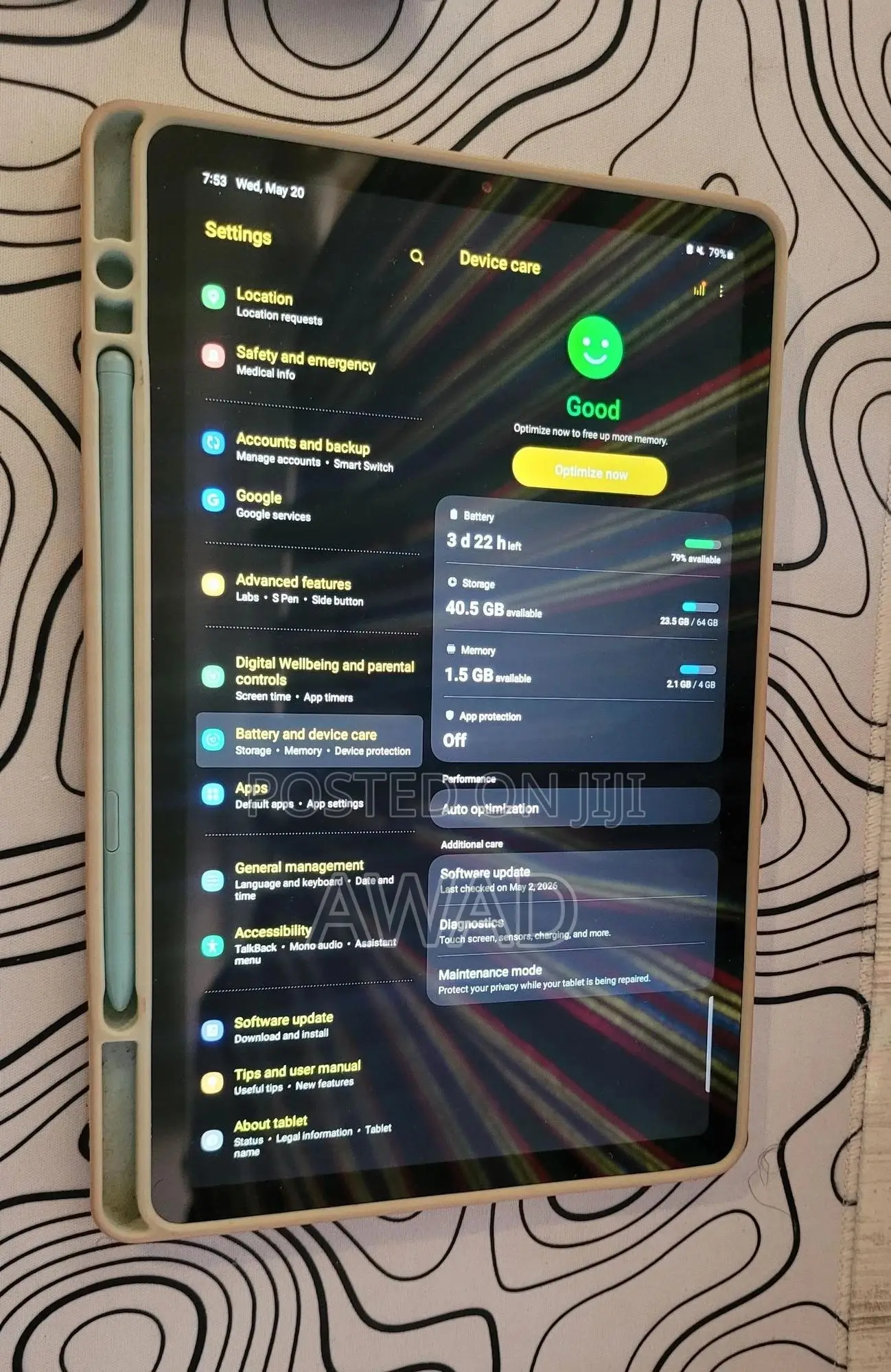 New Samsung Galaxy Tab S6 Lite 64 GB Blue