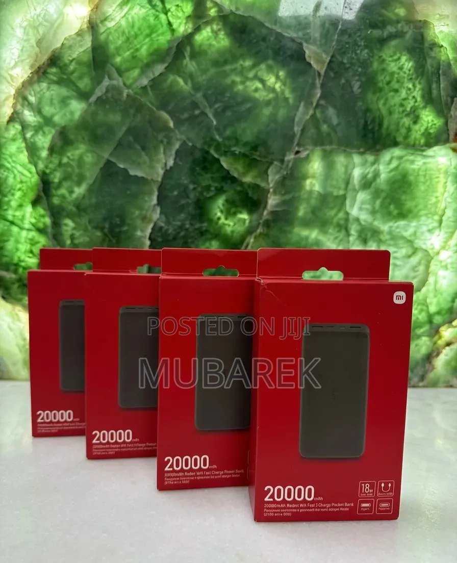 Zero Anxiety: Powerful Redmi 20000mah 18w Fast Charger
