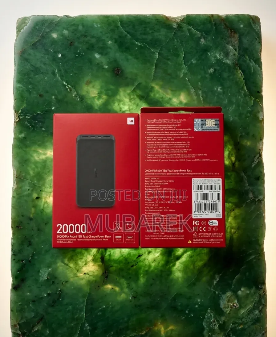 Zero Anxiety: Powerful Redmi 20000mah 18w Fast Charger