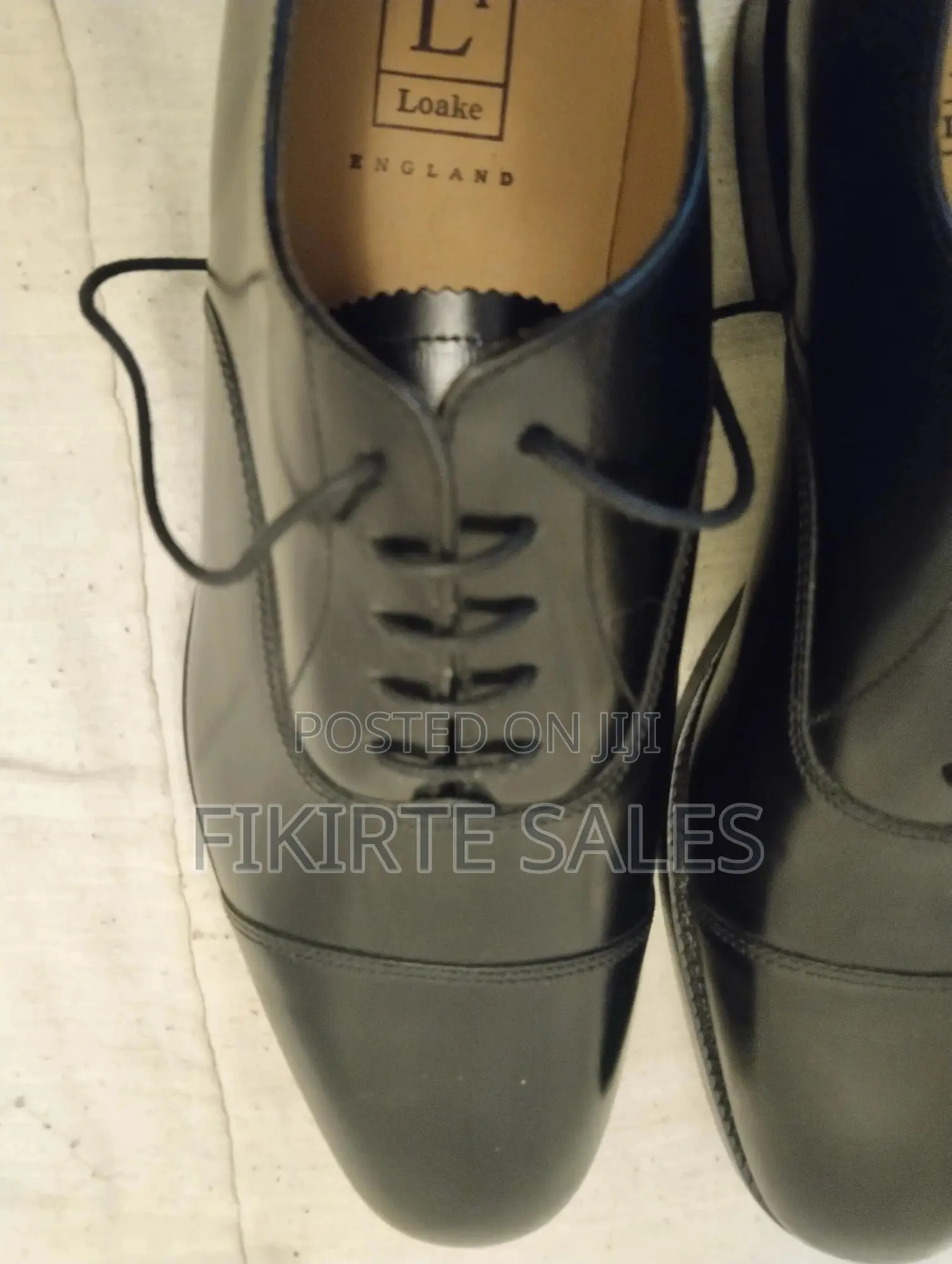 Loake L1 Leather Oxford Toecap Style Shoe - Uk 9.5 / Eu 44