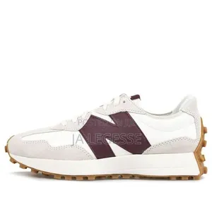 Wmns) New Balance 327 'White Dark Red' Ws327ka