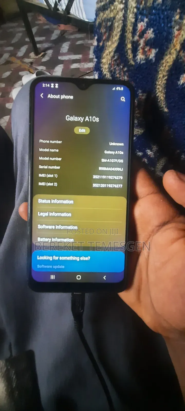 Samsung Galaxy A10s 32 GB Black