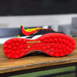 Adidas Predator Elite Tf Football Black White Red Solar Unisex Shoes