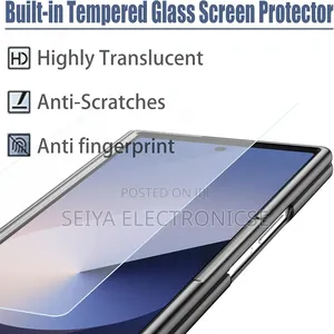 Samsung Galaxy Z Fold 7 Mobile Phone Cover Leather Matrial
