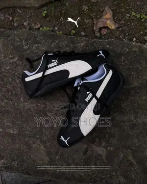 Puma Speed Cat Unisex Lather Black/Whitw