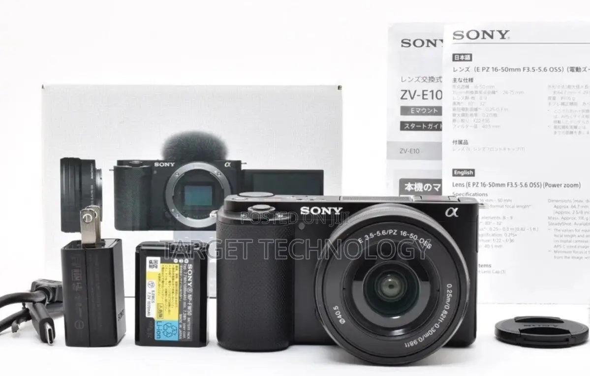 Sony Zv-E10 Mirrorless . Camera