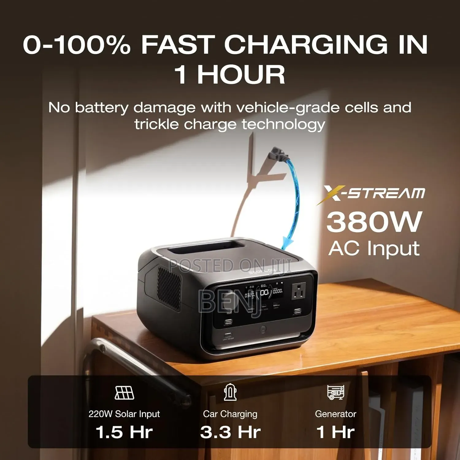 Ecoflow River 3 Portable Power Station | 245wh | 300w - 600w | Ups
