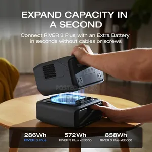 Ecoflow River 3 Portable Power Station | 245wh | 300w - 600w | Ups