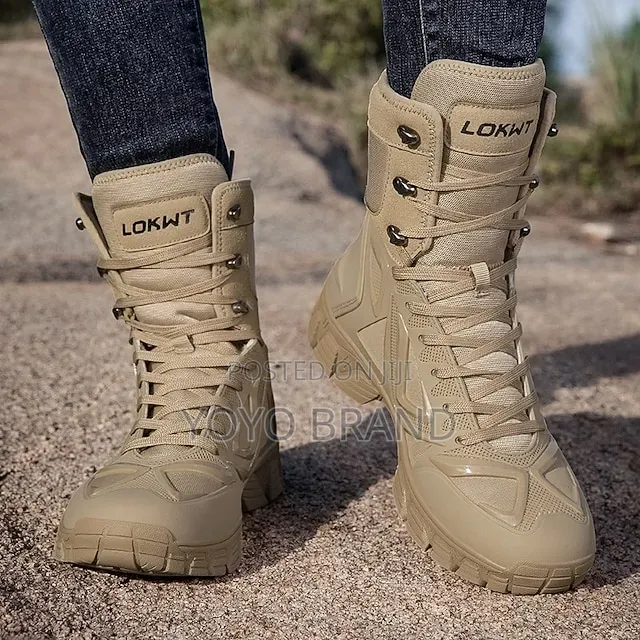 Men's Tactical Combat Water Proof Fashion Shoes