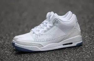 Nike Air Jordan 3 Retro "Pure White "Unisex Fashion Shoes