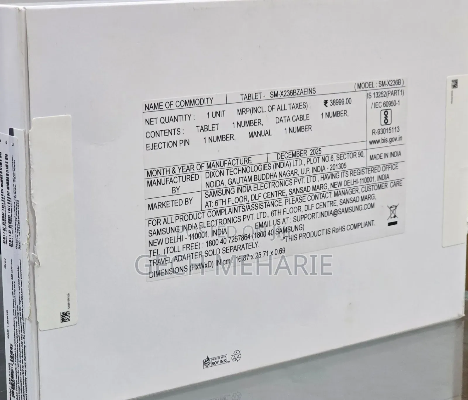 New Samsung Galaxy Tab A11+ 256 GB