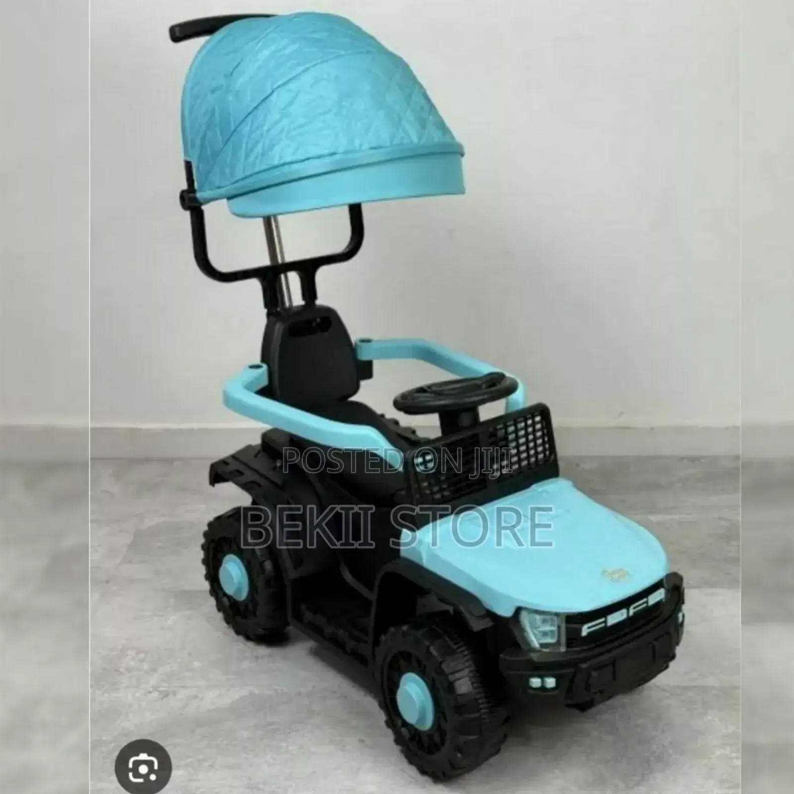 Kids Push Ride on Car With Canopy Parent Handle የህፃናት መኪና