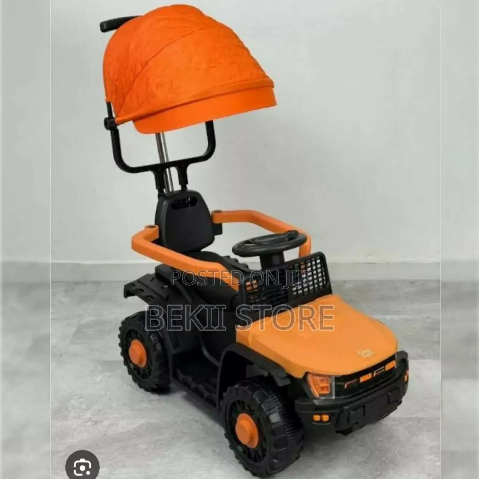 Kids Push Ride on Car With Canopy Parent Handle የህፃናት መኪና