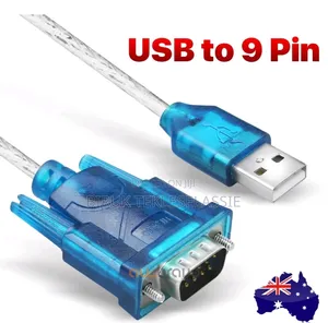 Usb to Rs232 Rs-232 9-Pin Cable Com Port Serial Adapter Converter