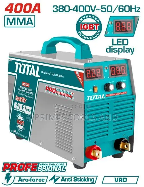 Total 400 Ampire Tools Inverter Mma Welding Machine