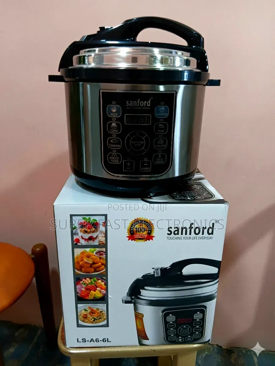 Sanford 6l Pressure Cooker Electric Multi-Functional Smart Cooking