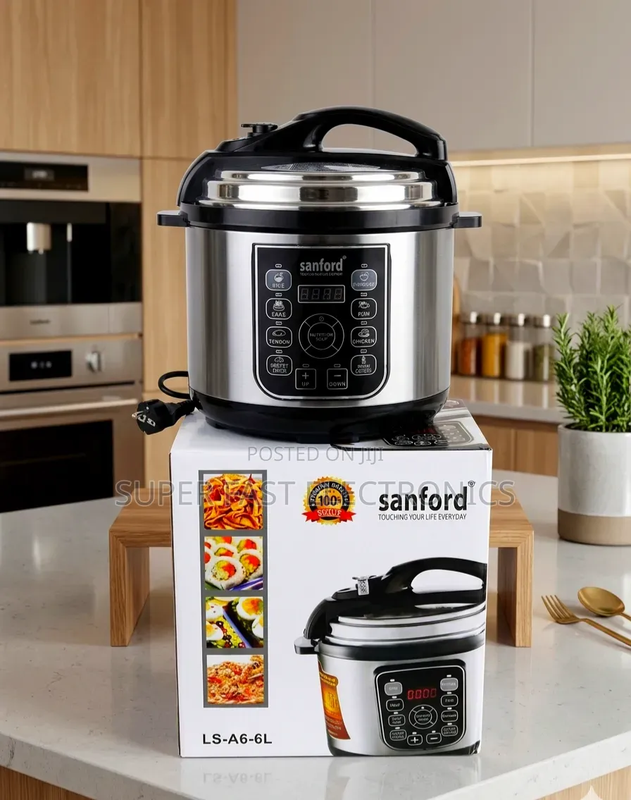 Sanford 6l Pressure Cooker Electric Multi-Functional Smart Cooking