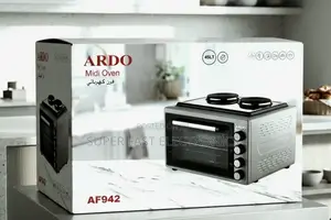 Ardo Mini Oven 45l With Dual Hotplates Multi-Function Cooking Oven