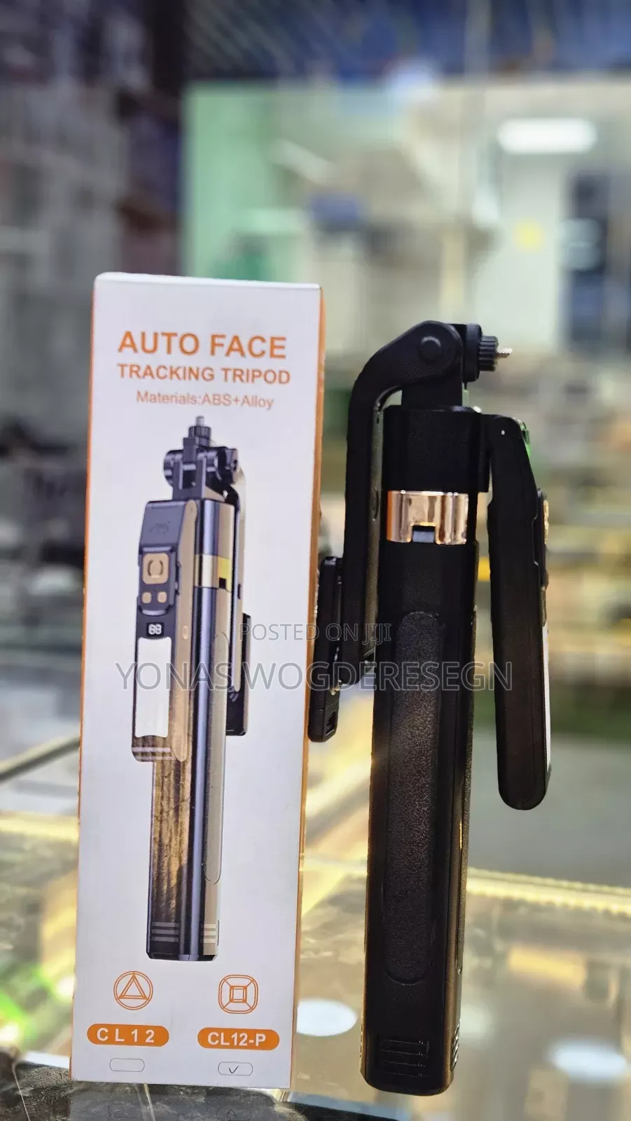Cl12 Auto Face Tracking Tripod Selfie Stick With Smart Ai Tracking