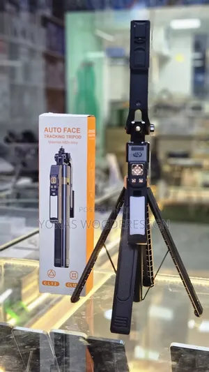 Cl12 Auto Face Tracking Tripod Selfie Stick With Smart Ai Tracking