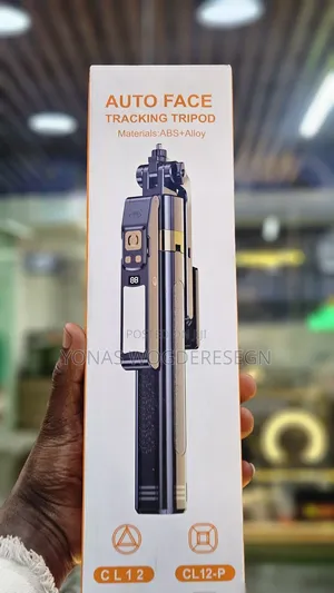 Cl12 Auto Face Tracking Tripod Selfie Stick With Smart Ai Tracking