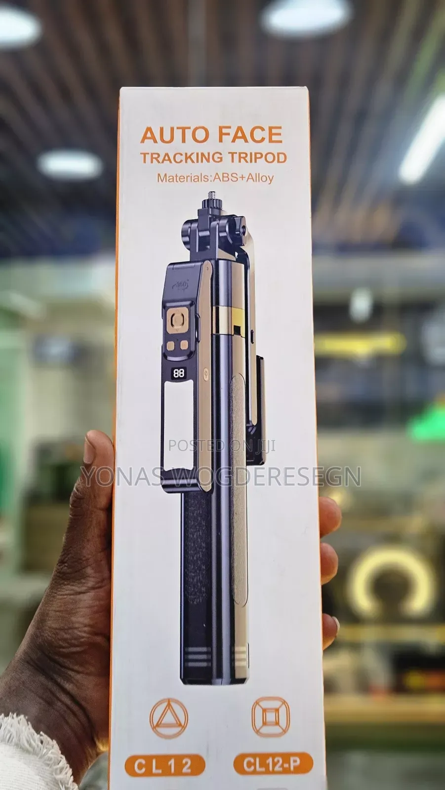 Cl12 Auto Face Tracking Tripod Selfie Stick With Smart Ai Tracking