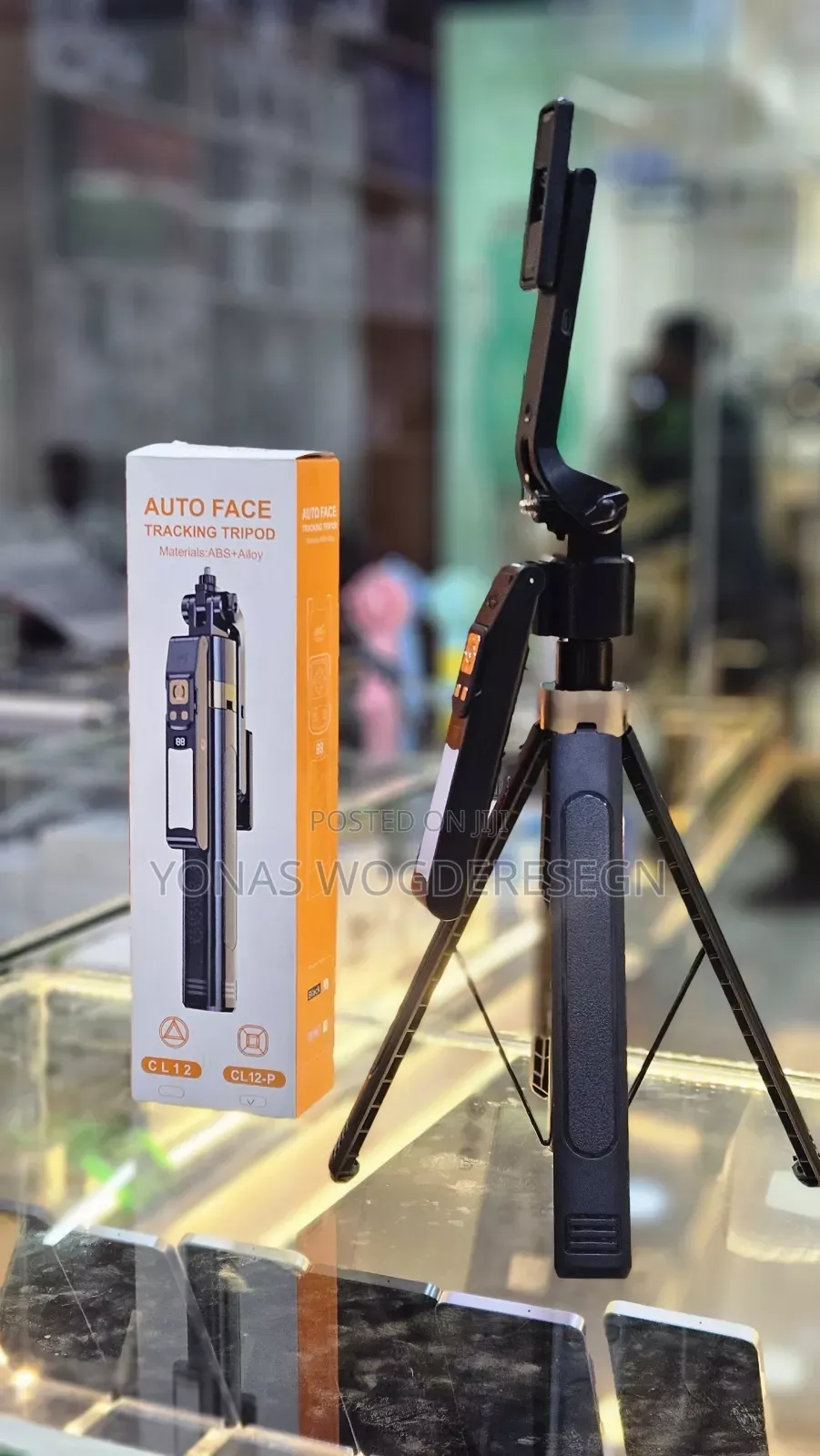 Cl12 Auto Face Tracking Tripod Selfie Stick With Smart Ai Tracking