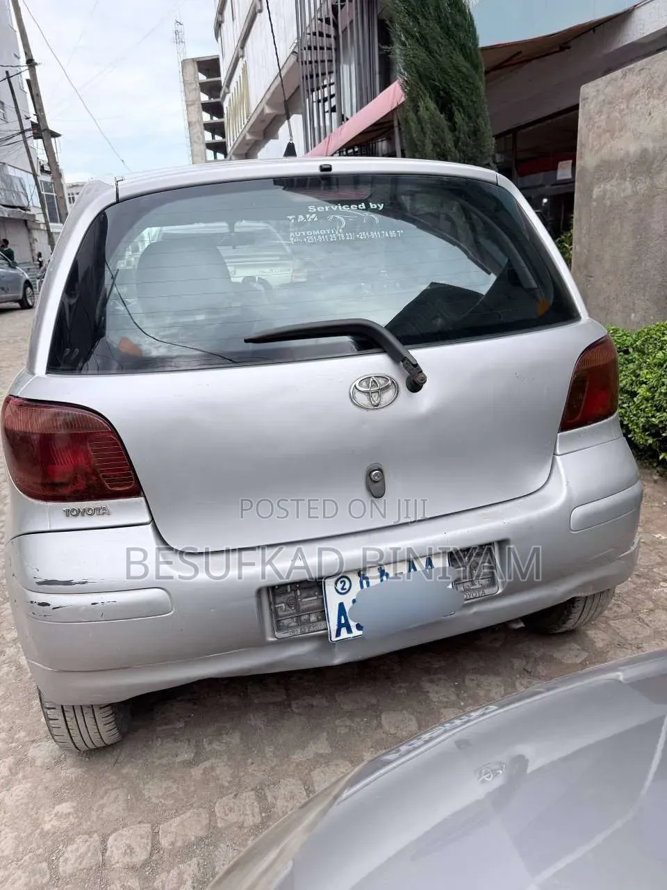 Toyota Vitz 1.0 FWD 3dr 2003 Silver