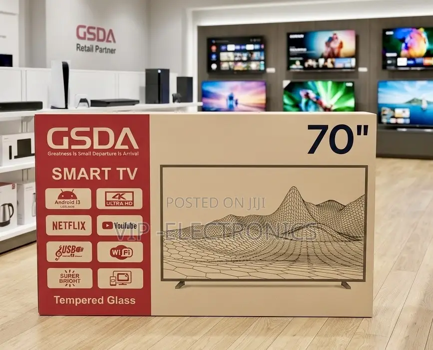 Gsda 70 Inch Tv Smart Ultra Hd Android 13.0 Tv