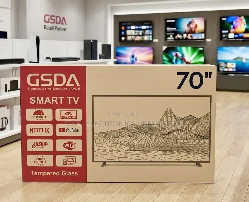 Gsda 70 Inch Tv Smart Ultra Hd Android 13.0 Tv