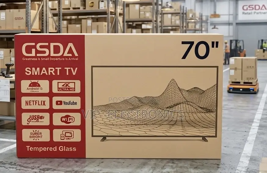 Gsda 70 Inch Tv Smart Ultra Hd Android 13.0 Tv