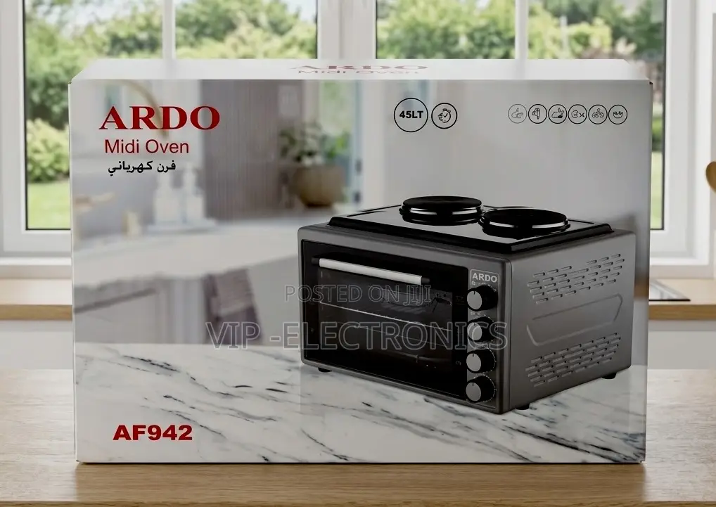 Ardo Mini Oven 45l Compact Multi-Function Electric Oven