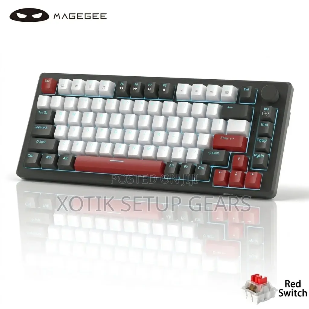 Magegee Star75 75% Mechanical Gaming Keyboard - Blue Backlit Keyboard