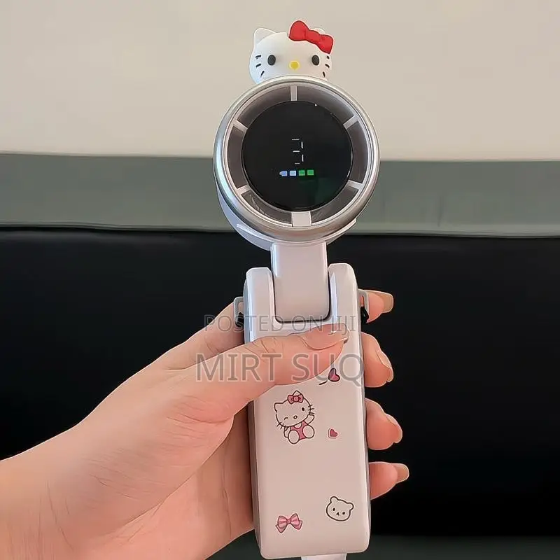 Portable Handheld Mini Fan With Beautiful Sticker
